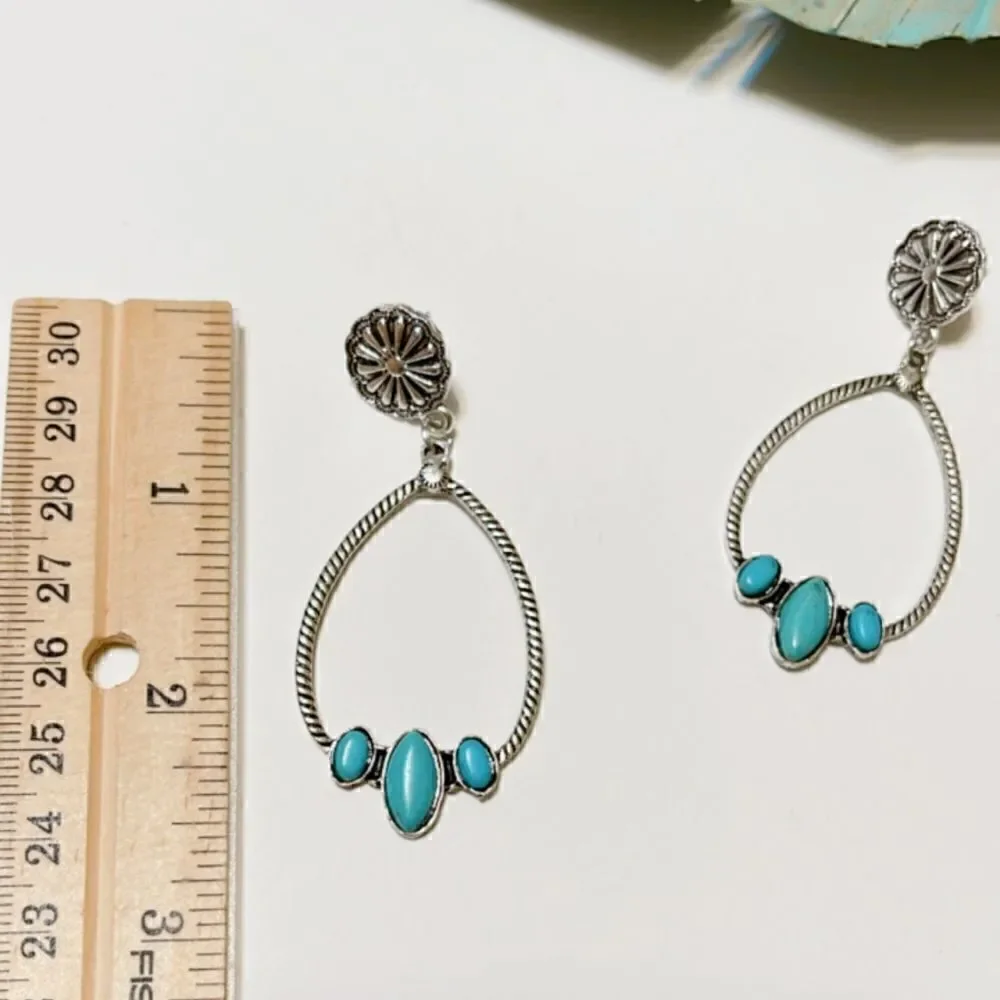 Boho dangle earrings #483
